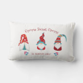格言スウィート格言カウシンプルィーモダン小妖精や小人 ランバークッション (裏面)