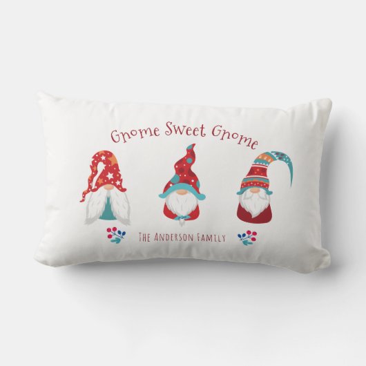 格言スウィート格言カウシンプルィーモダン小妖精や小人 ランバークッション (裏面)