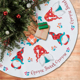 格言スウィート格言カウモダンィーシンプル小妖精や小人 ブラッシュドポリエステルツリースカート