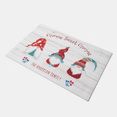 格言スウィート格言キュート小妖精や小人素朴ウッド名前をカスタムする ドアマット (アングル)