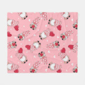 格言スウィート格言 フリースブランケット (正面(横))