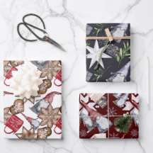 格言スカンジナビア北欧ウォーターカラークリスマス