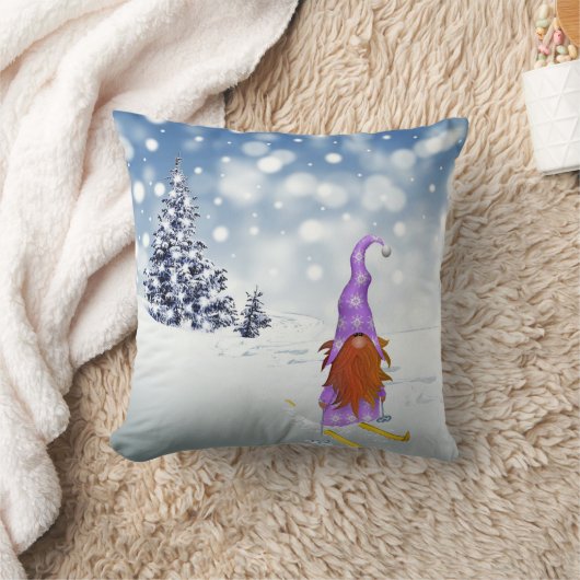 格言スキーヤー クッション (ブランケット)