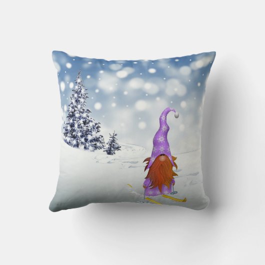 格言スキーヤー クッション (裏面)