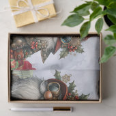 格言スチームパンクウィンタークリスマス 薄葉紙 (ギフト)