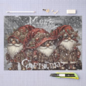 格言スチームパンクウィンタークリスマス 薄葉紙 (クラフト)