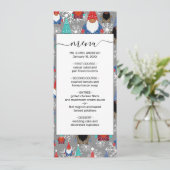 格言スノーフレークイラストレーションクリスマスパターン メニュー (スタンド正面)