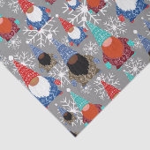 格言スノーフレークイラストレーションクリスマスパターン 薄葉紙 (詳細)