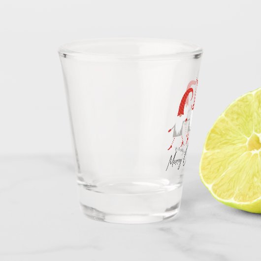 格言ズお洒落メリークリスマス ショットグラス (左)