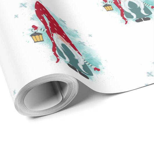 格言ズスノーフレークスメリークリスマス ラッピングペーパー (ロールコーナー)