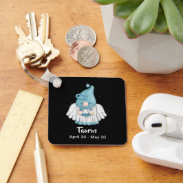 格言タウラスアストロロジーサインエンジェルキーチェーン キーホルダー