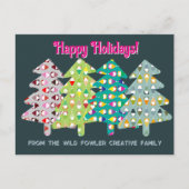 格言ツリーホリデーウィッシュ ポストカード (正面)