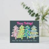 格言ツリーホリデーウィッシュ ポストカード (スタンド正面)