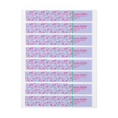 格言トスバレンタインデー ラップアラウンドラベル (シート)