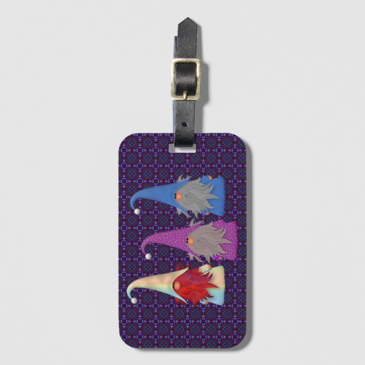 格言トリオラゲージタグ ラゲッジタグ (正面縦)