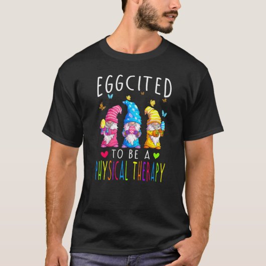 格言ナスフィジカルセラピーバニーイースター Tシャツ (正面)