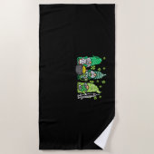 格言ナースサンパティスススクラブナースSt patricks ビーチタオル (正面)