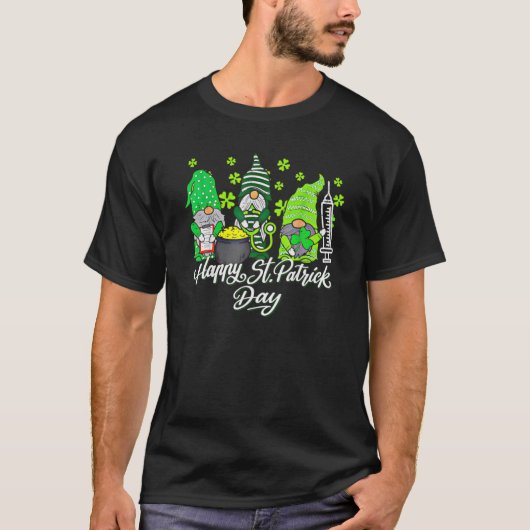 格言ナースサンパティスススクラブナースSt patricks Tシャツ (正面)