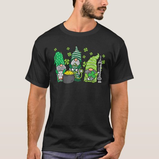 格言ナースサンパティスススクラブナースSt patricks Tシャツ (正面)