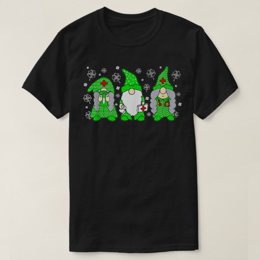 格言ナースサンパティスススクラブナースSt patricks Tシャツ (デザイン正面)