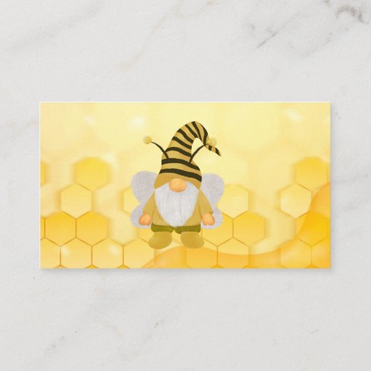 格言ハニカムおむつラッフルベビースシャワー 名刺 (裏面)