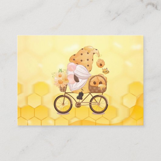 格言ハニカムベビー用の子ブック 名刺 (裏面)