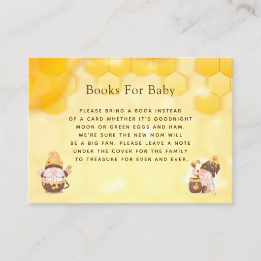 格言ハニカムベビー用の子ブック 名刺 (正面)