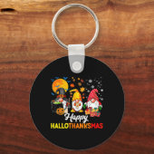 格言ハロウィーン感謝祭クリスマスハッピーホール キーホルダー (正面)