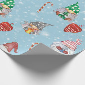 格言ハート&キャンディーケーンクリスマス ラッピングペーパー (角)