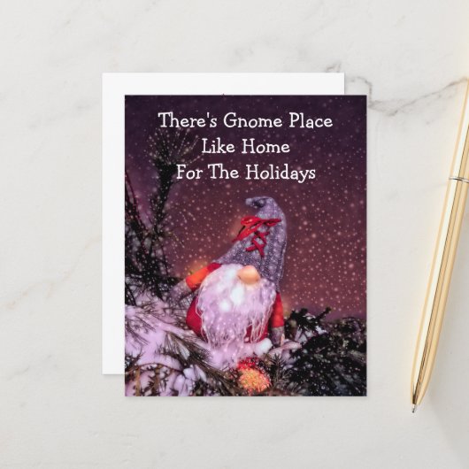 格言バジェットクリスマスニューホームフォーザホリディーズ (正面/裏面インサイチュ)