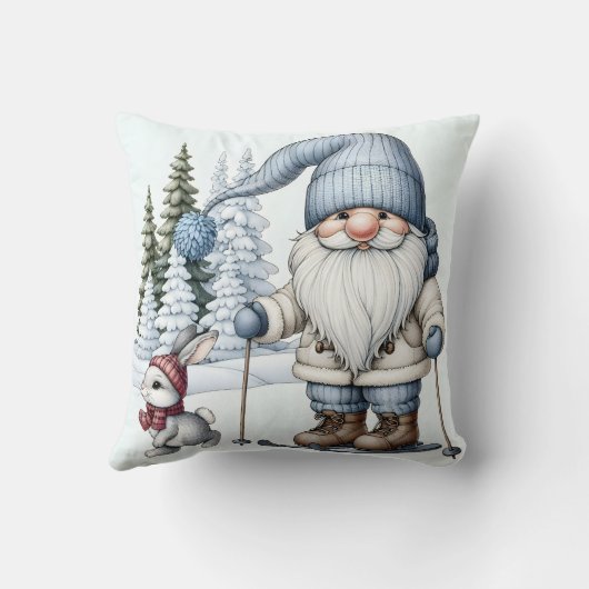 格言バニー付きスキー クッション (裏面)