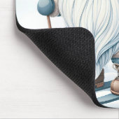 格言バニー付きスキー マウスパッド (コーナー)