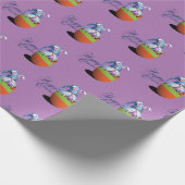 「格言バニー」イースターギフト ラッピングペーパー (角)