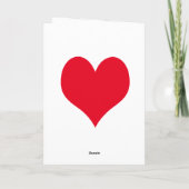 格言バレンタインカードレトロトラック シーズンカード (裏面)