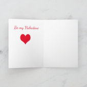 格言バレンタインカードレトロトラック シーズンカード (内部)