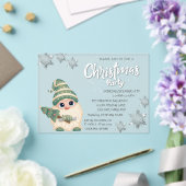 格言パインツリー《写真》ぼけ味企業のクリスマスパーティー アクリル招待状 (インサイチュ (ウェディング))