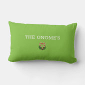 格言パターンキャンディーケーンハート名フェスティバルおもしろい ランバークッション (裏面)