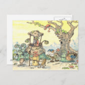 格言パレードの郵便はがき ポストカード (正面/裏面)