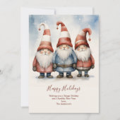 格言パーソナライズされたクリスマスホリデーカード シーズンカード (正面)