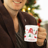 格言パーソナライズされたクリスマス コーヒーマグカップ
