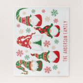 格言パーソナライズされたクリスマス ジグソーパズル (縦)