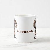 格言パーソナライズされたコーヒーマグ コーヒーマグカップ (中央)