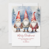 格言パーソナライズされたズ・メリー・クリスマス・カード シーズンカード (正面)