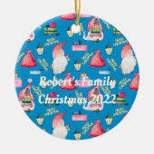 格言パーソナライズされた セラミックオーナメント (正面)