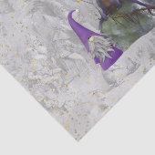 格言パープルハウス金ゴールド紙吹雪デクページ 薄葉紙 (詳細)