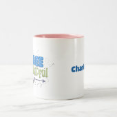 格言ビーの種類 ツートーンマグカップ (中央)