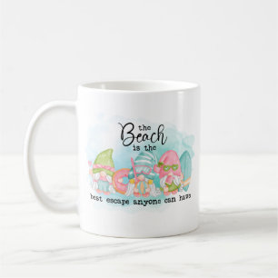格言ビーチ コーヒーマグカップ