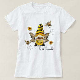 格言ビー種ヒマワリーラディーズTシャツ Tシャツ