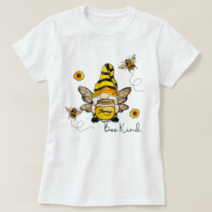 格言ビー種ヒマワリーラディーズTシャツ Tシャツ
