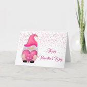 格言ピンクハートバレンタイン シーズンカード (正面)